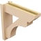 Ekena Millwork 7 1/2-in W x 30-in D x 38-in H Legacy Slat Rough Cedar Woodgrain TimberThane Outlooker, Primed Tan OUTUR075X30X38LEC24RCPR - alternate 4